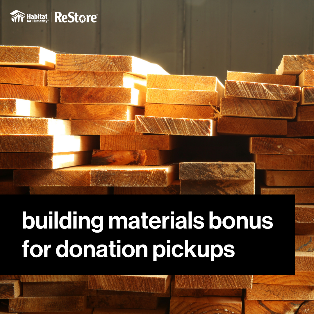 Wood you believe this special discount? Portland Region ReStores